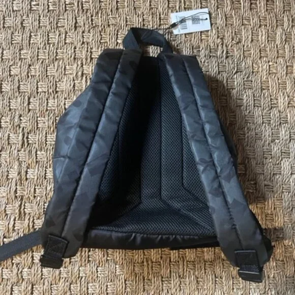 BOSS Kidswear logo-appliqué monogram backpack in black